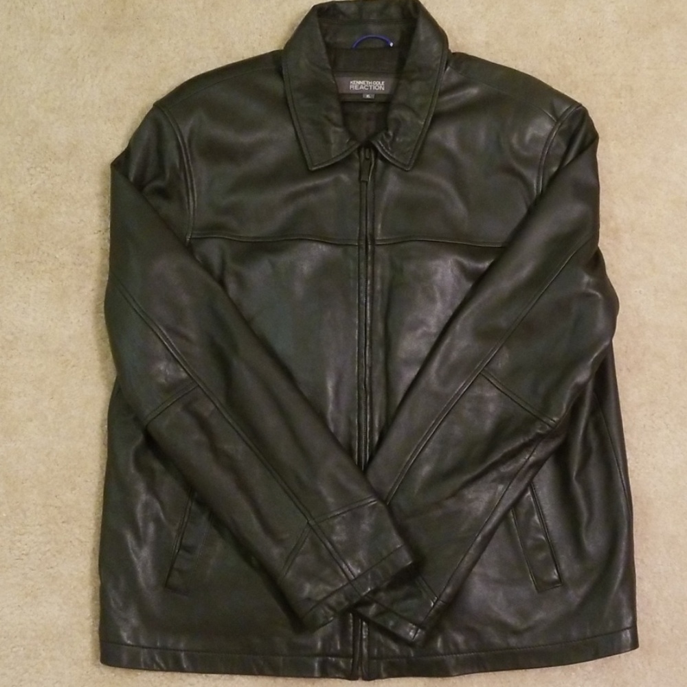 100% Leather Kenneth Cole Jacket